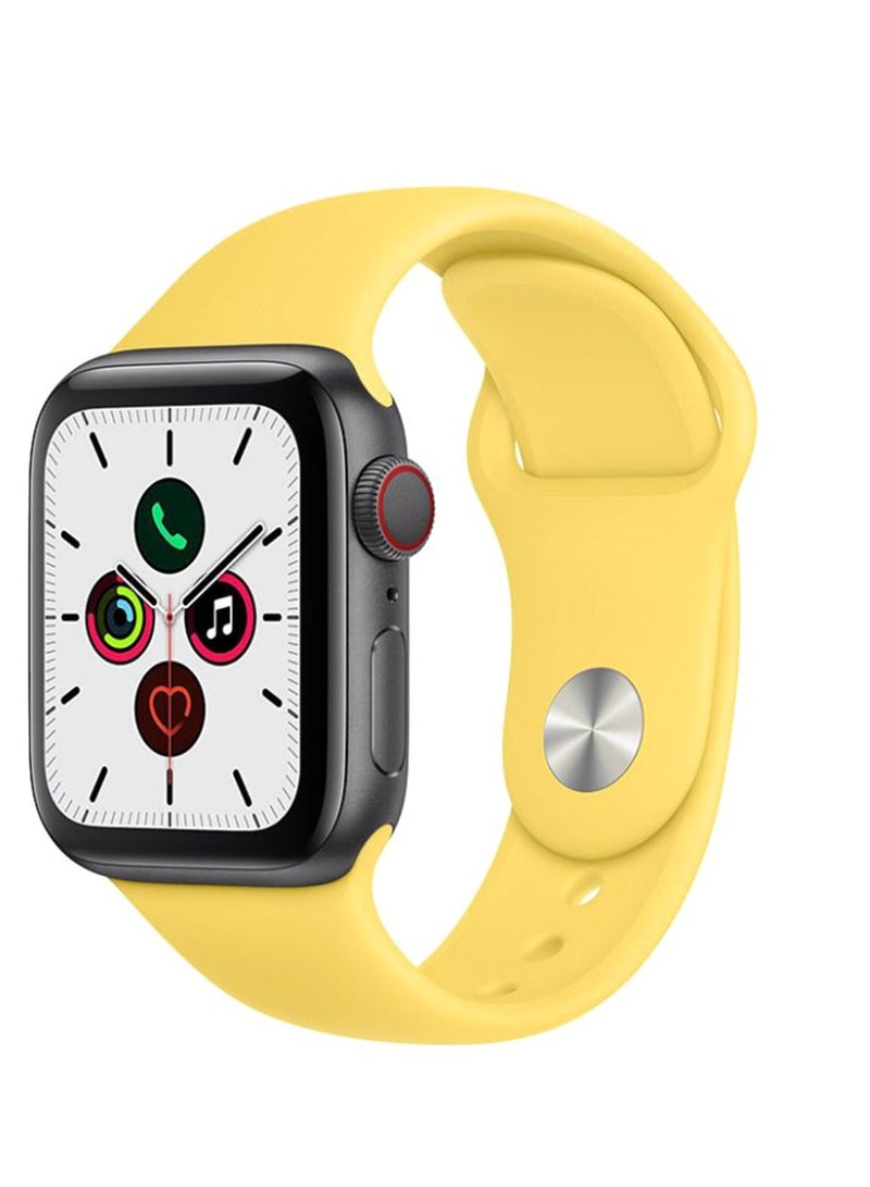 BORTONY Soft Silicone Sport Wristbands Replacement Strap Compatible Only With iWatch Series 7 45mm - Image 1