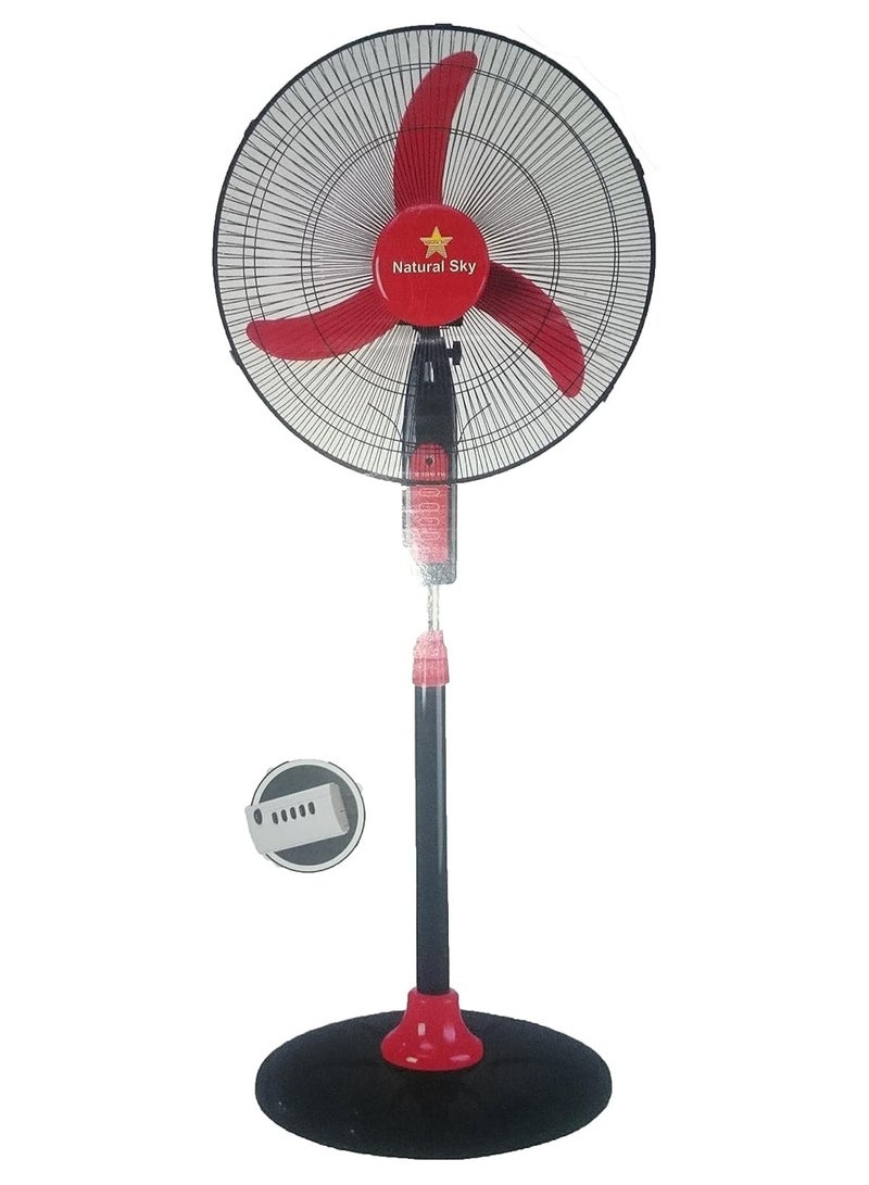 ناتشورال سكاي مروحة ستاند بريموت من ناتشورال سكاي AS-1800R، عدد المنافذ: 3، اسود، 100 واط