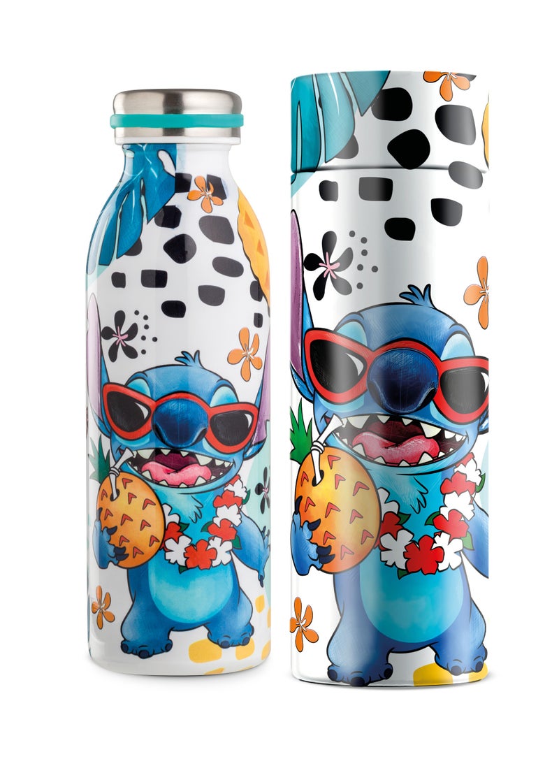 EGAN Water Bottle Stitch ml 500 White Color Material is Steel  - Image 1