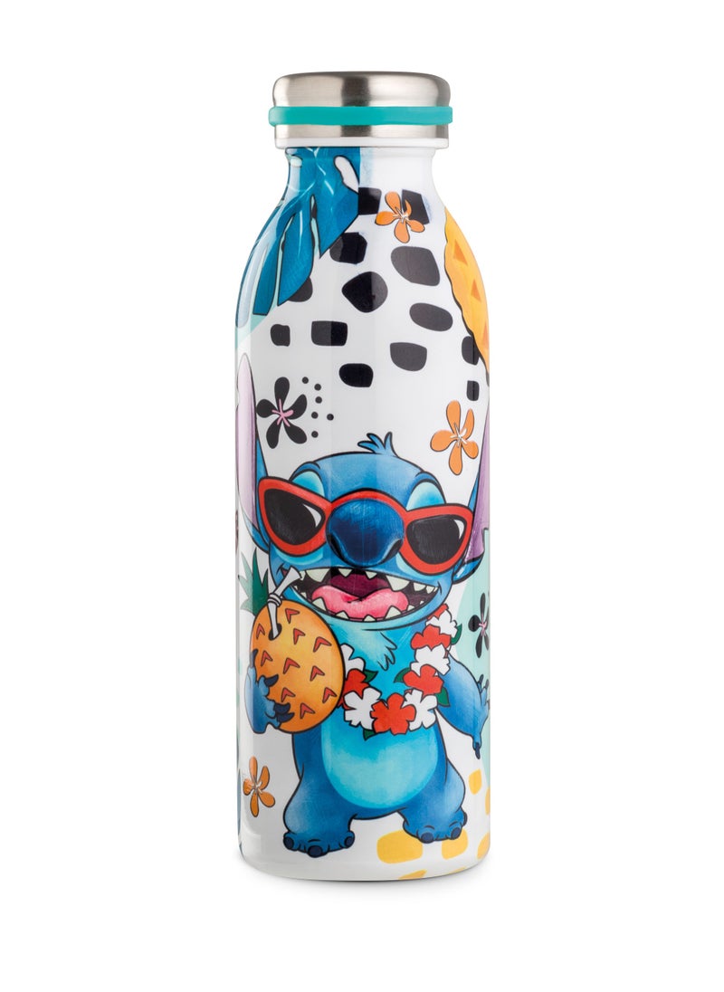 EGAN Water Bottle Stitch ml 500 White Color Material is Steel  - Image 2