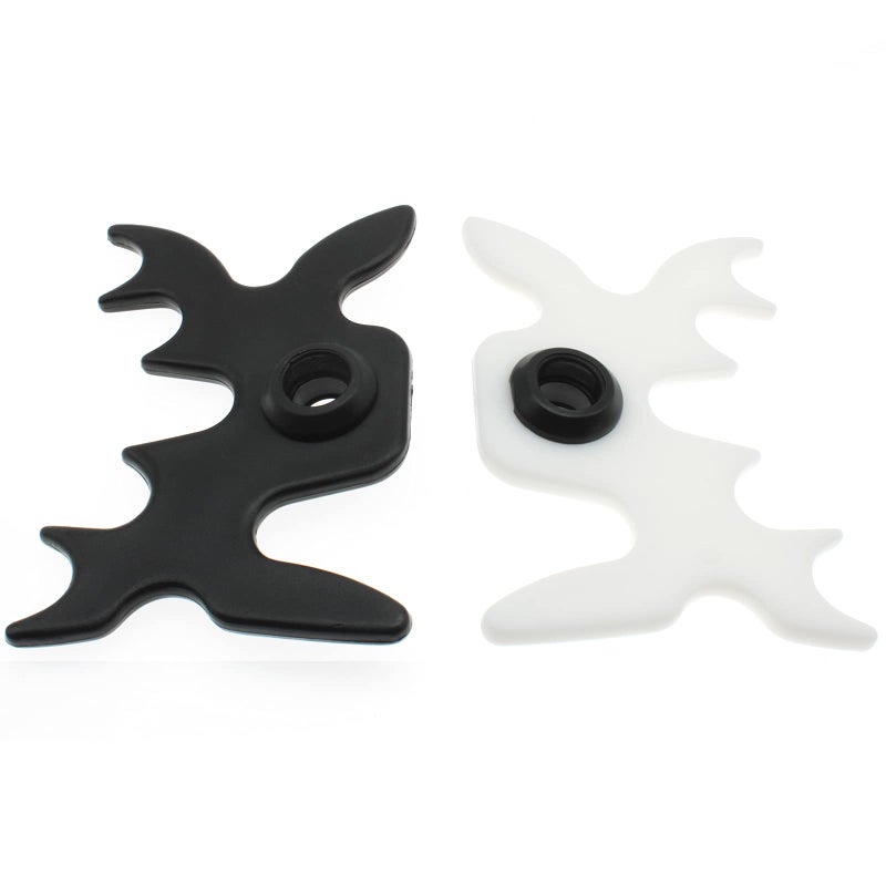 OZXNO 2 Pcs Slip-On Moosehead Bridge Head Antlers Pool Cue Accessory(Black+White) - Image 5