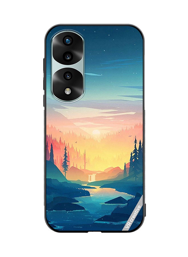 VR CREATIVE Protective Case Cover For Honor 70 Pro Sunrise Scenery Design Multicolour - Image 1