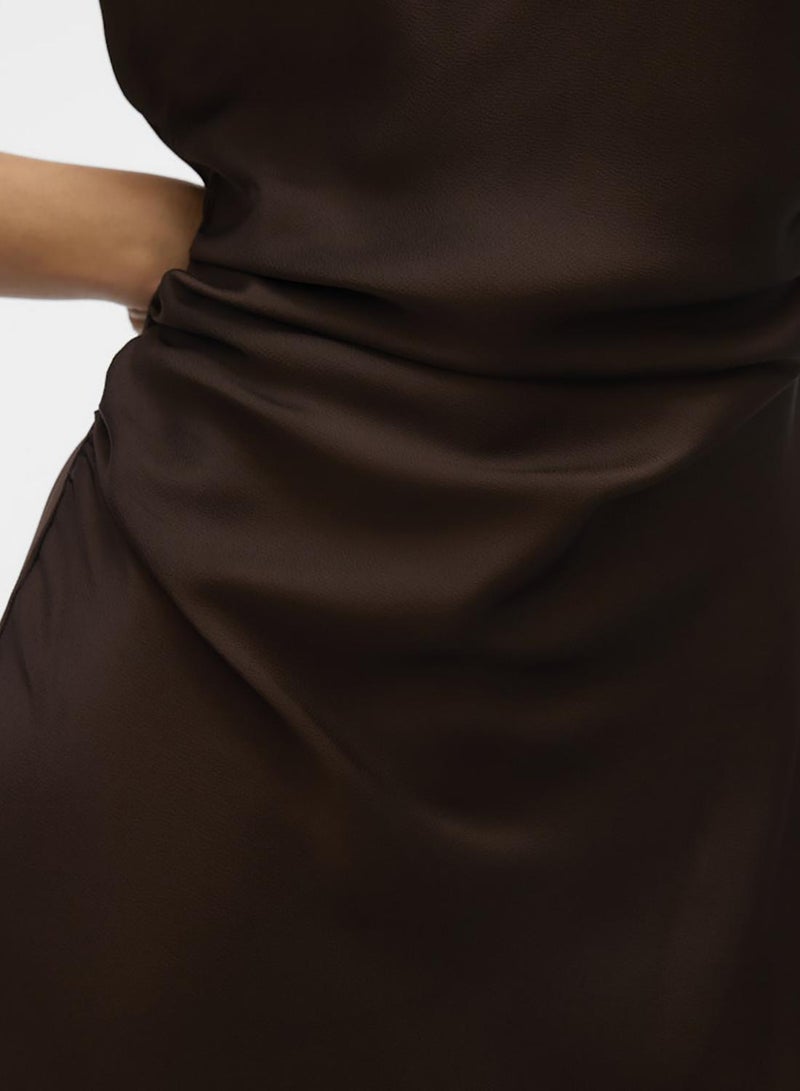 VERO MODA Vmnini Cia One Shoulder Ancle Dress Wvn - Image 5