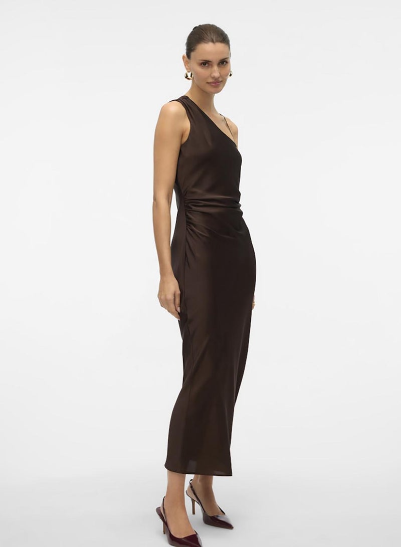 VERO MODA Vmnini Cia One Shoulder Ancle Dress Wvn - Image 4