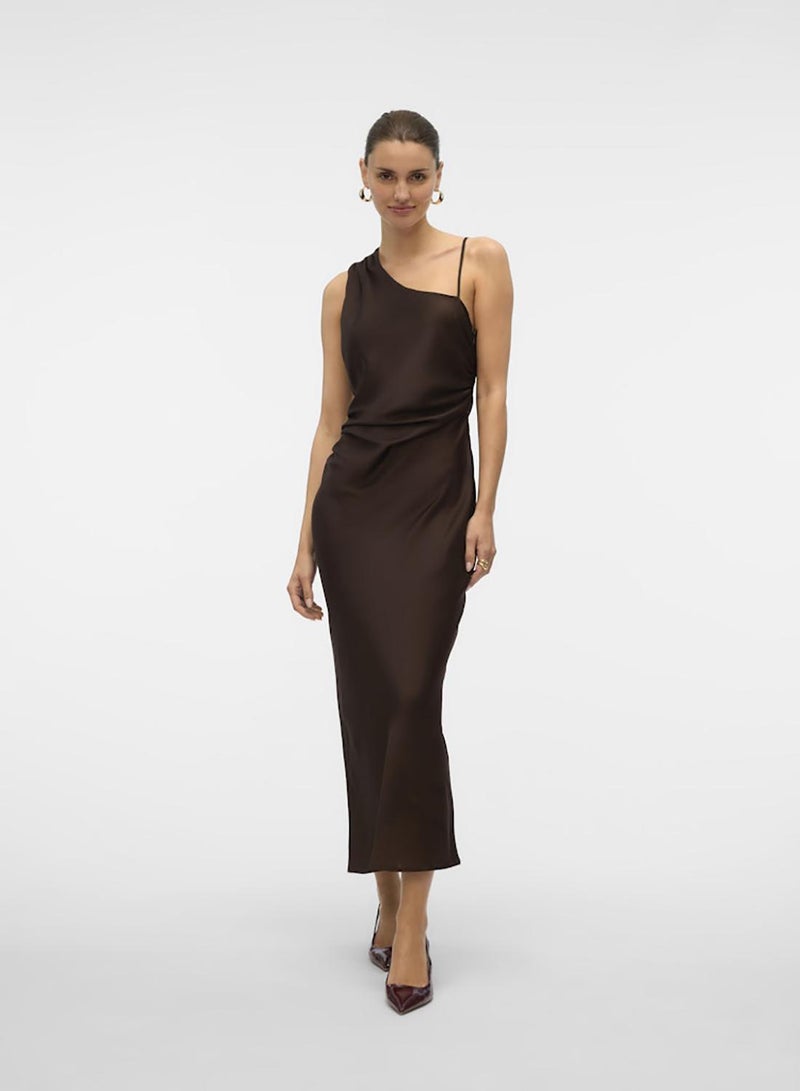 VERO MODA Vmnini Cia One Shoulder Ancle Dress Wvn - Image 2
