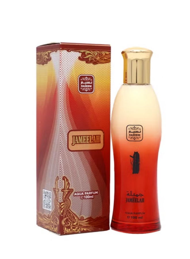 Naseem Jameelah Aqua Perfume 100ml - Luxurious Alcohol-Free Fragrance for Women & Men | Long-Lasting, Hypoallergenic Scent with Rose, Jasmine, Musk & Sandalwood Notes - Image 2