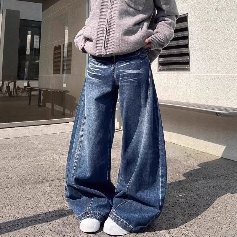Unisex Casual Daily Denim Jeans - Image 3