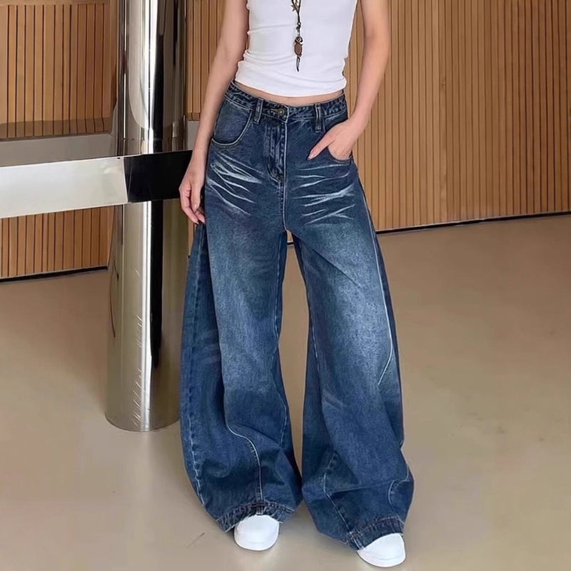 Unisex Casual Daily Denim Jeans - Image 4