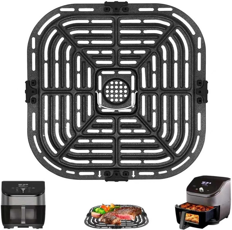 GXF Air Fryer Accessories for Instant Vortex Plus 6QT Clear Cook Air Fryer Instant Vortex Plus 6QT Air Fryer air Fryer Accessories Non-Stick Replacement Parts Grill Pan Plate Rack Tray Crisper Plate - Image 1