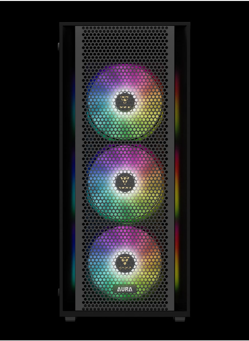 GAMDIAS AURA GC2 ELITE Perforated RGB Mid-tower Case  - Image 5