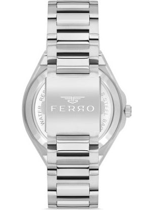 FERRO Automatic Steel Gray 44 Mm Men's Wristwatch  - Image 3