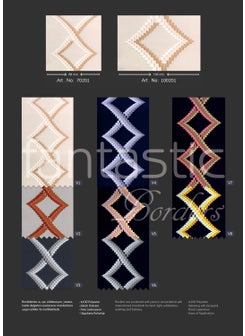 Fantastic Multi-Colored Woven Wide Curtain Border / Accessory (7 Cm. Width - 3.5 Mt. Length)  - Image 3