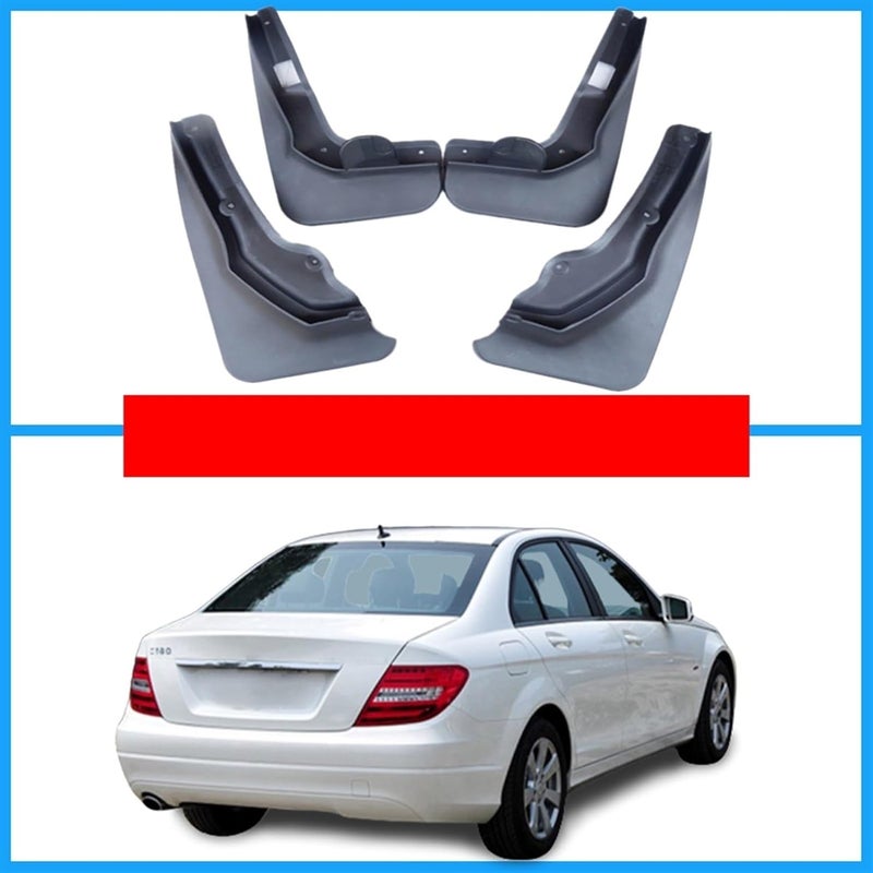 Wivplex Front and Rear Mudguards for Mercedes-Benz C-Class W204 - Image 3