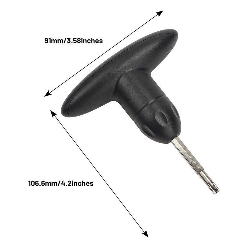 Amviner Golf Driver Wrench Adjustment Tool for Driver Clubs and Fairway Hybrids, Torque Wrench Black - Image 2