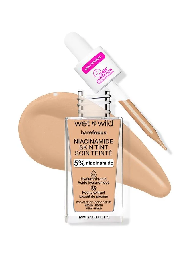 ويت اند وايلد Wet n wild Bare Focus Niacinamide Skin Tint Cream Beige