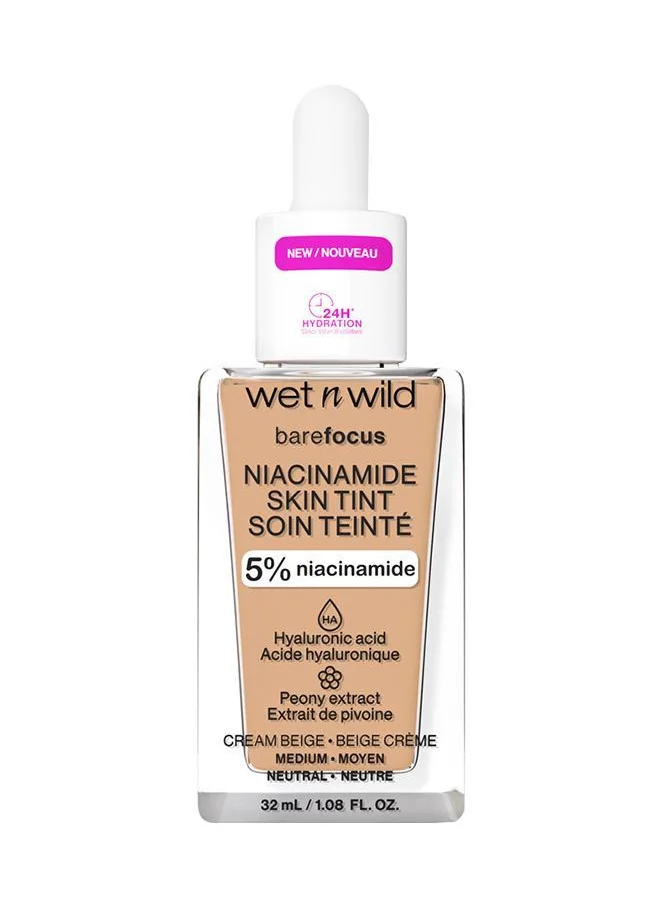 ويت اند وايلد Wet n wild Bare Focus Niacinamide Skin Tint Cream Beige