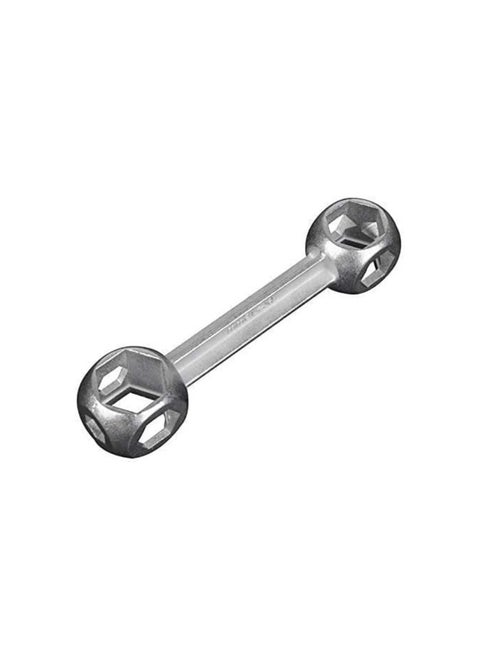 10 in 1 Bicycle Mini Pocket Spanner Gadget Multipurpose Bike Cycle Multi Repair Tool Keychain Scooter Garage Hexagon Bone Shaped Wrench