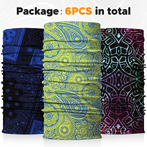 JOEYOUNG Headwear, Bandana, Neck Gaiter Head Wrap Headband Balaclava Magic Scarf - Image 4