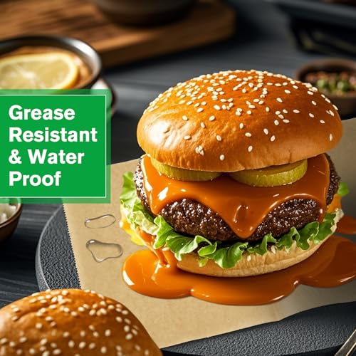 EcoDispose 6" x 10-1/2" Precut POP UP Deli Paper Sheet Pack of 200, kraft ,Interfolded Heavy Paper for Food Wrap and Serving - Image 4