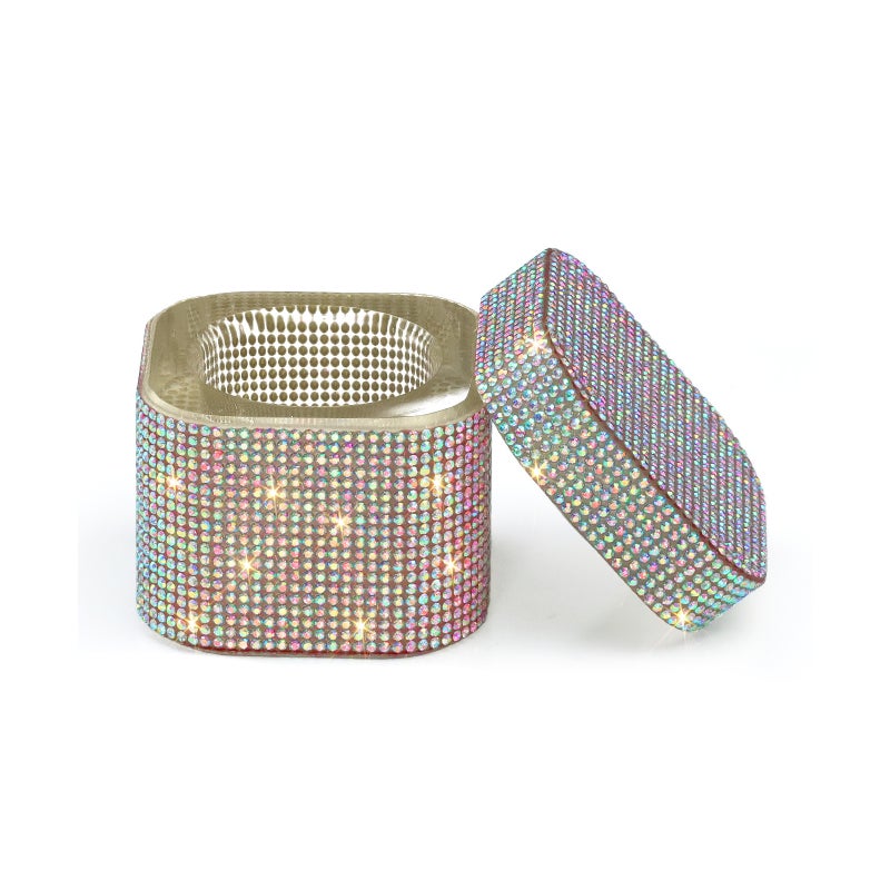 Nail Crystal Pen Wash Cup Gold - Image 1