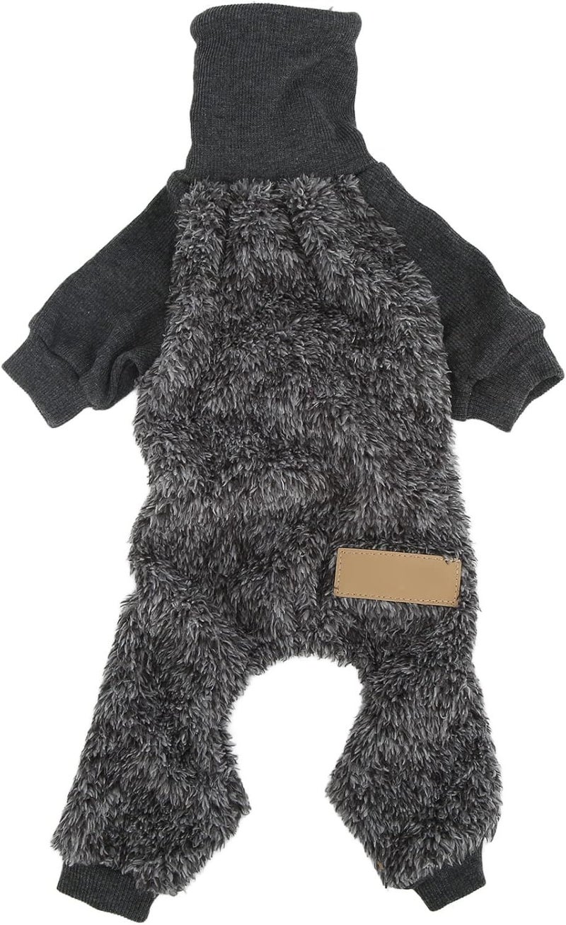 Soft Warm High Neck Dog Knitwear Sweater Elastic Fit Winter Pet Coat Size S - Image 1