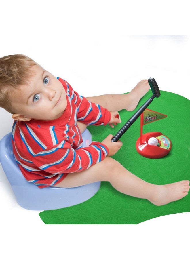 Novelty Place Toilet Golf Game Set - Practice Mini Golf in Any Restroom/Bathroom - Father's Day, White Elephant, Christmas, Valentines Funny Gag Gifts - Image 5