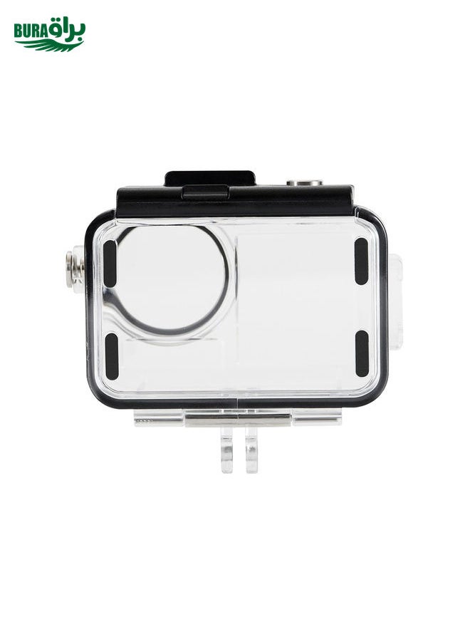 BURAQ - For DJI Osmo Action 5 Pro / 3 / 4 60m Underwater Waterproof Housing Diving Case (Transparent) - Image 1