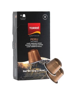TORRIE Puree Exspresso Torrie Coffee Pack of 10 capsules Roasted and Ground Coffee  - Image 2