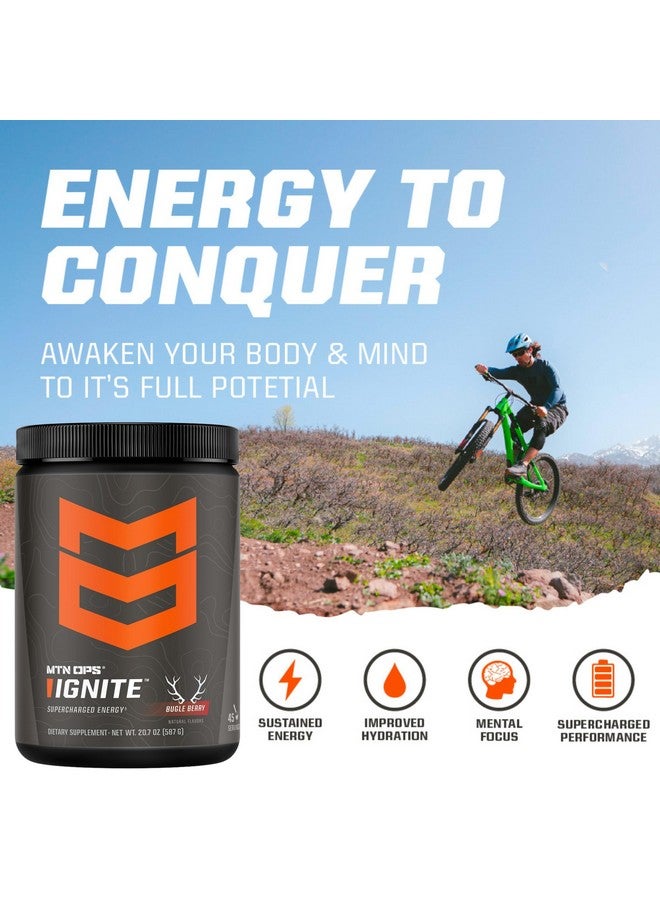 MTN OPS MTN OPS Ignite Supercharged Energy Drink Mix 45-Serving Tub, Pink Lemonade  - Image 2