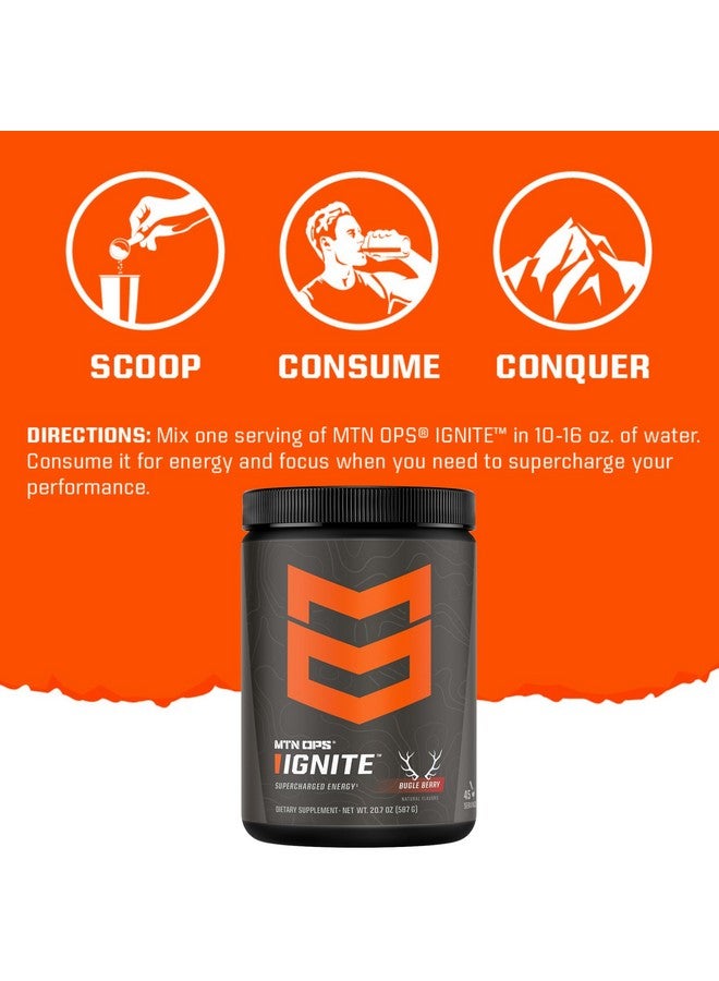 MTN OPS MTN OPS Ignite Supercharged Energy Drink Mix 45-Serving Tub, Pink Lemonade  - Image 3