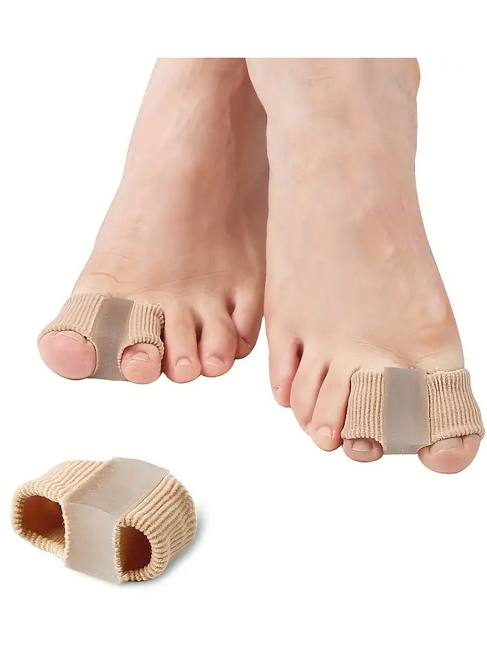 جلوسكي 2 قطعة أدوات العناية بالقدم فاصل اصبع القدم - ليس من السهل ارتداء الأحذية والمشي بعد ارتداء، يوصى باستخدامها عند النوم رقم - Image 5