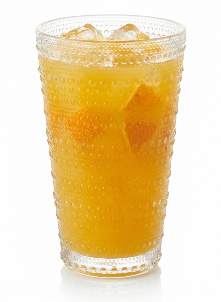TarHong 16oz Beaded Jumbo Clear Tumbler – Durable BPA-Free Acrylic Drinking Glass, Elegant Textured Cup for Water, Juice & Cold Drinks, Shatter Resistant Reusable Drinkware for Home, Outdoor, Picnic & Party Use - Image 1