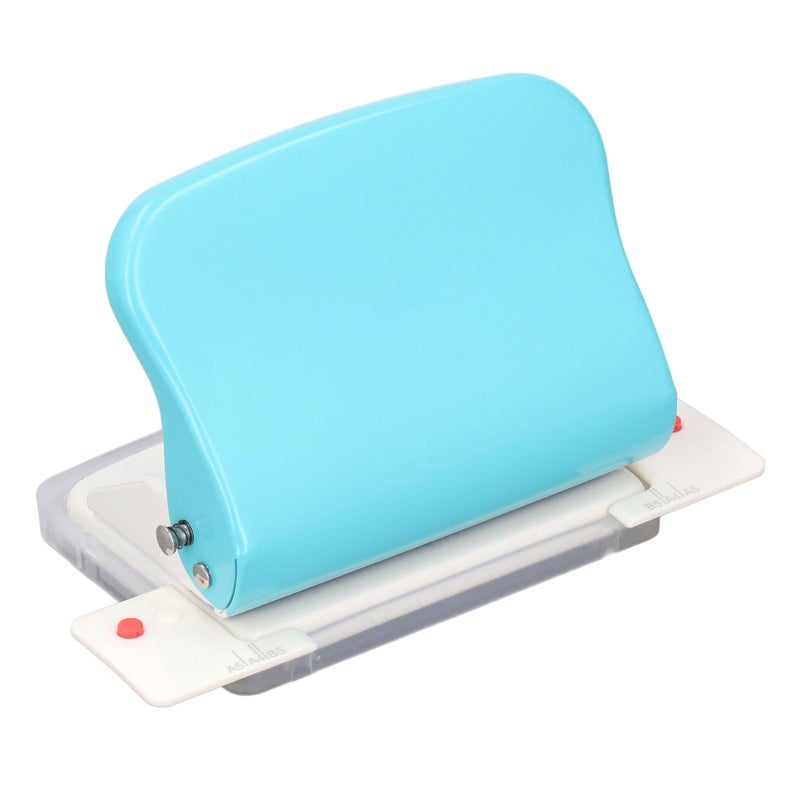 Portable Handheld Spiral Binder Machine For A4 A5 A6 A7 Paper Sizes With Accurate Hole Punching Custom Punching Feature Light Blue - Image 3