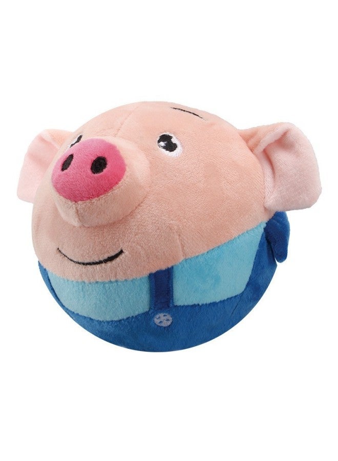 Vibration Ball Music Bouncing Pet Toy Baby Doll Repeat Speaking Toy Electronic-Color:Powder Rabbit-Specifications:Chinese Charging Version]  - Image 3