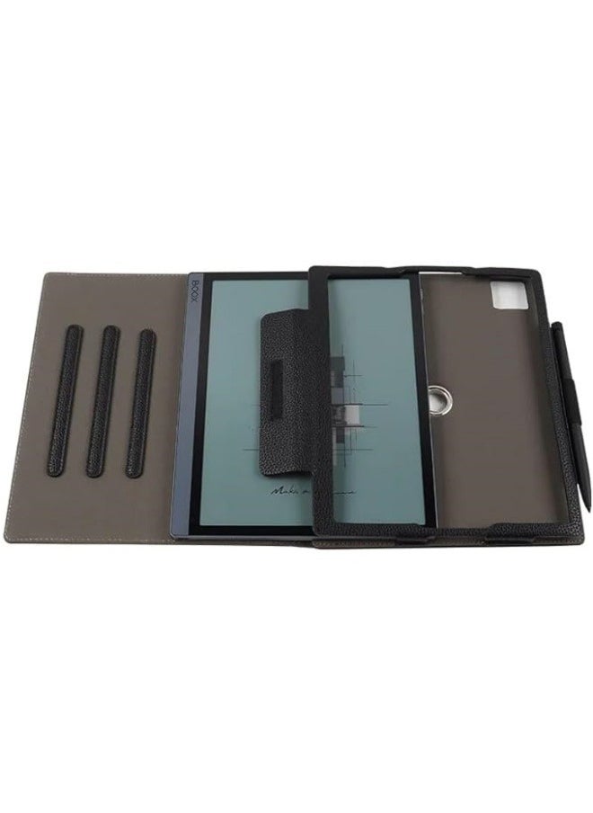 ماركة غير محددة - غطاء الكتاب الإلكتروني التجاري متوافق مع جهاز Onyx Boox Tab Ultra C بشاشة 10.3 بوصة، حافظة محمولة متينة مع إمكانية دوران 360 درجة وإغلاق مغناطيسي لـ Boox Tab Ultra C. - Image 1