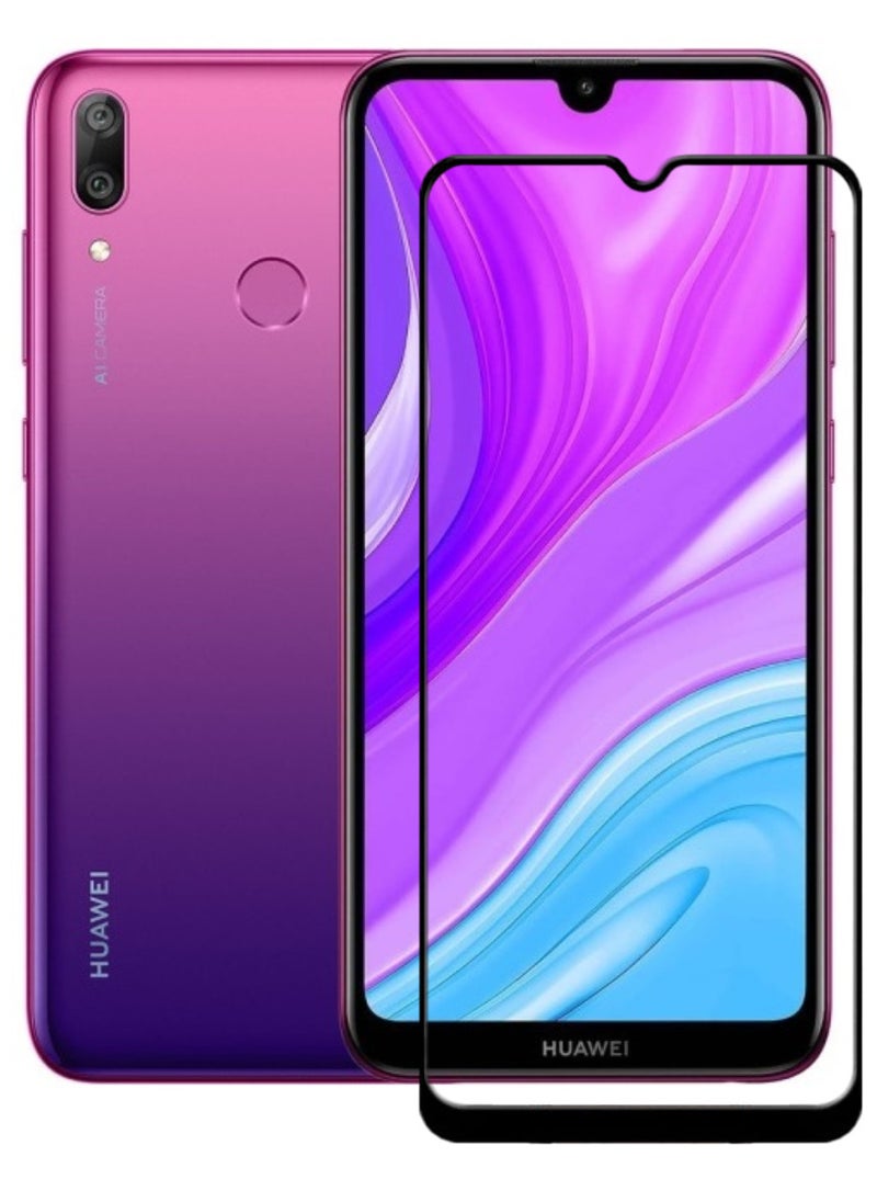 ACLIX Antistatic ESD Dustproof Premium Quality High Definition Tempered Glass Screen Protector Designed For Huawei Y7 (2019) - Image 1