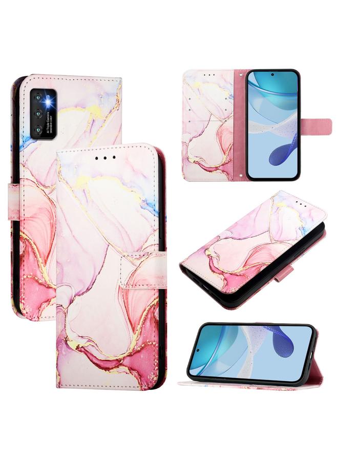 Zaboon Case For Cubot P50 PT003 Marble Pattern Flip Leather Phone Case - Image 1