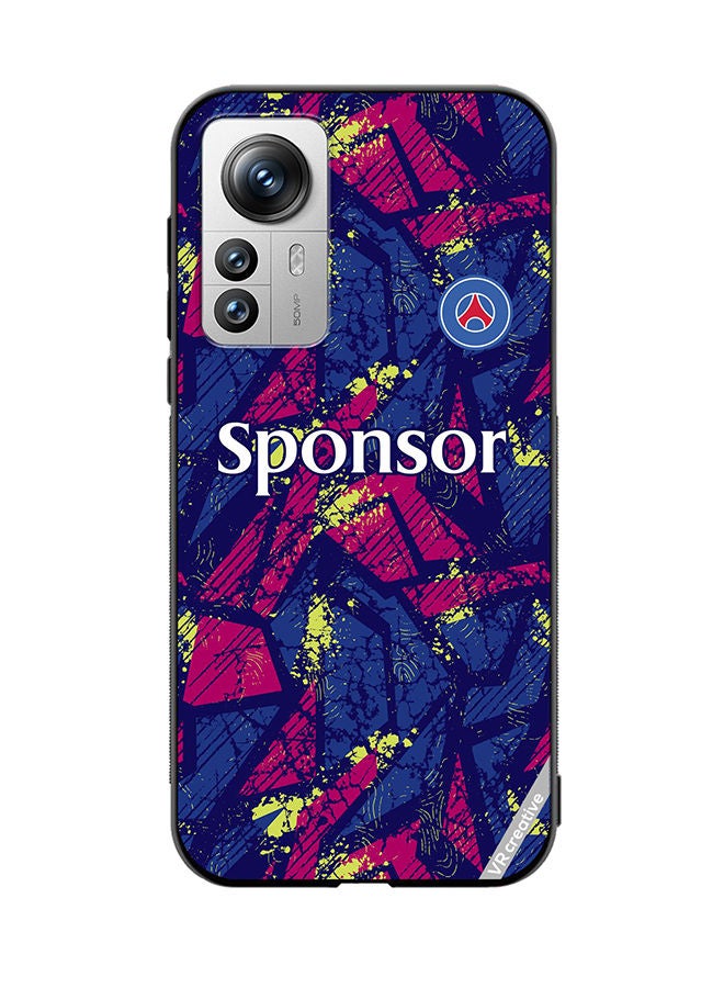 VR CREATIVE Protective Case Cover For Xiaomi 12X Jersey Design Multicolour - Image 1