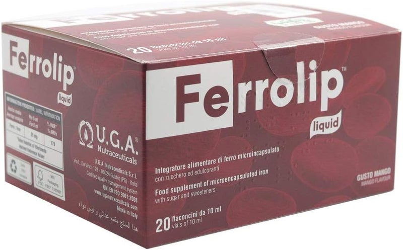 Ferrolip مكمل الحديد السائل بنكهة المانجو فيروليپ - Image 1