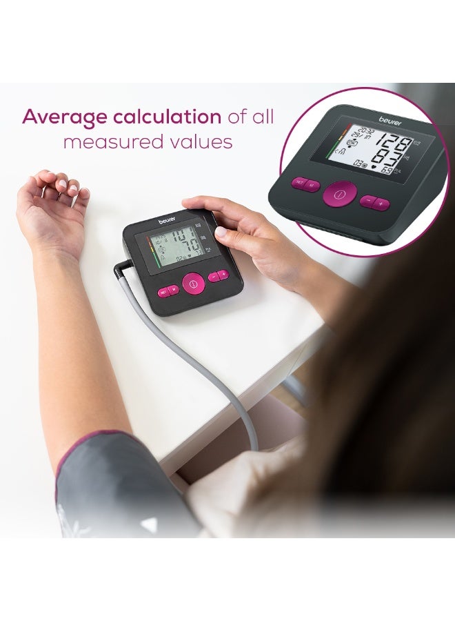 Beurer BM 27 Limited Edition Upper Arm Blood Pressure Monitor Fully Automatic Large Display Universal Cuff Irregular Heartbeat Detection - Image 3