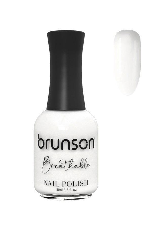 brunson Breathable Nail Polish Halal nail polish Wudu friendly Quick-Dry Vegan long lasting but easy peel off   18ml BH384 