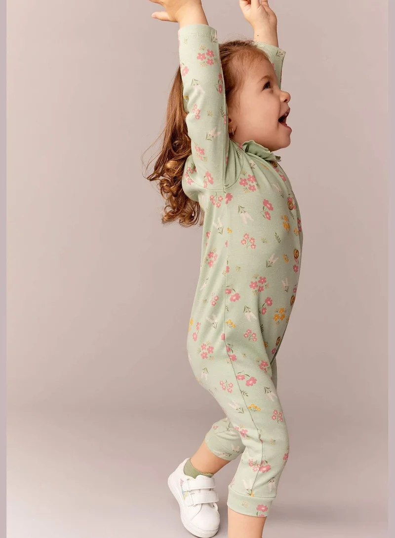 ديفاكتو 2 Pack BabyGirl Baby Neck Knitted Overalls