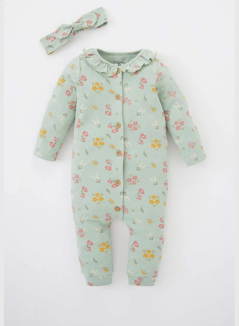 ديفاكتو 2 Pack BabyGirl Baby Neck Knitted Overalls