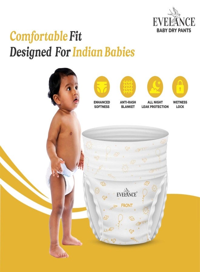 EVELANCE Baby Diaper Pants | Pant Style Baby Diapers S Size, 72 Count | With Advanced Leak Protection | Soft & Comfortable Ideal for 4 to 8 Kgs, 5 Pack - Image 5