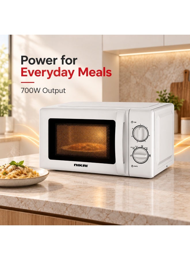 نيكاي فرن ميكروويف 20 L 700 W NMO515N9A/ NMO515N8NX أبيض/ أسود - Image 2