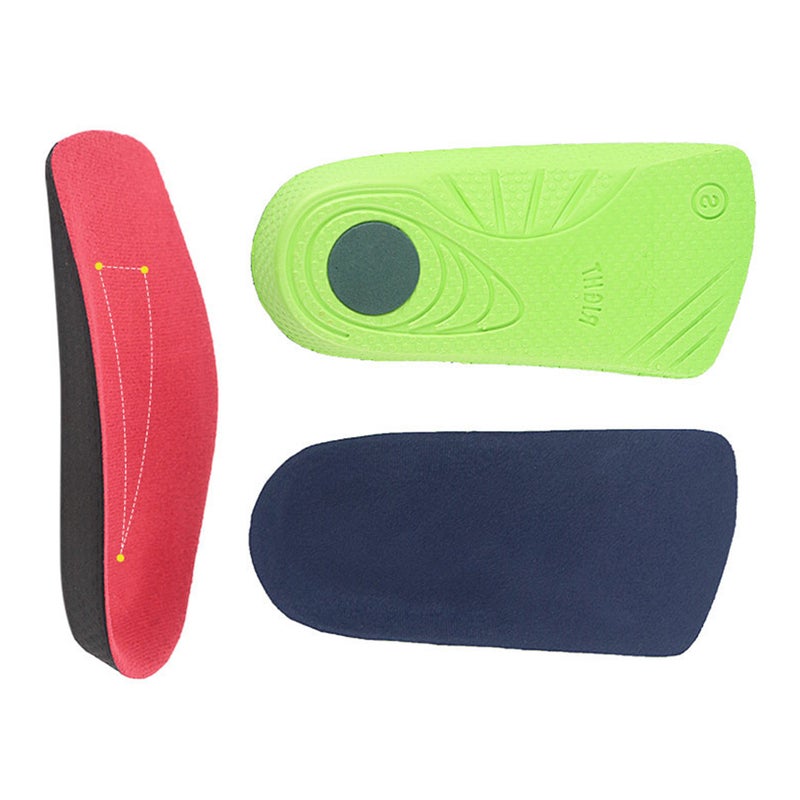 2 Pairs of Damping Insoles Arch Supports Thin Shoe Cushions Shoe Pads for Outdoor Size S - Image 1