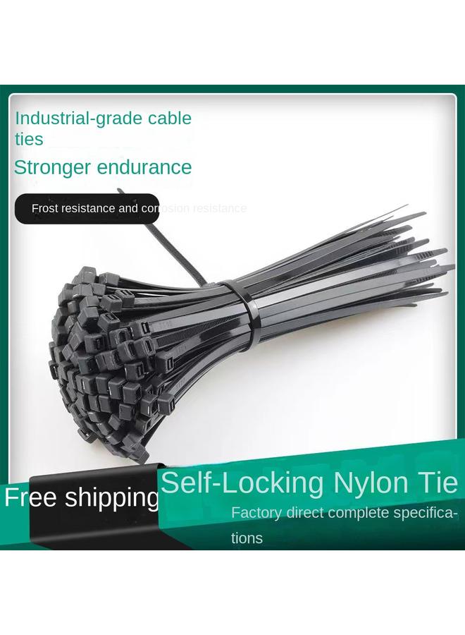 Bluejw Wholesale Self-locking Cable Ties 3*100*4*150*5*200*8*300 Plastic Cable Ties - Image 4