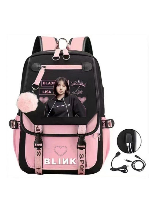 NIBEMINENT LISA Casual Backpack With USB Port For Men And Women  - Image 1