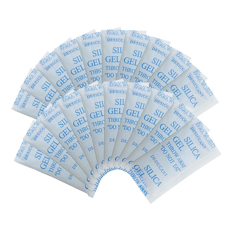 WAOTOAW 10gram 30 Packs Silica Gel Packets Desiccant Packs for Moisture Control Moisture Absorber Food Grade Desiccant Packs for Storage Damp Rid Desiccant Bags - Image 1