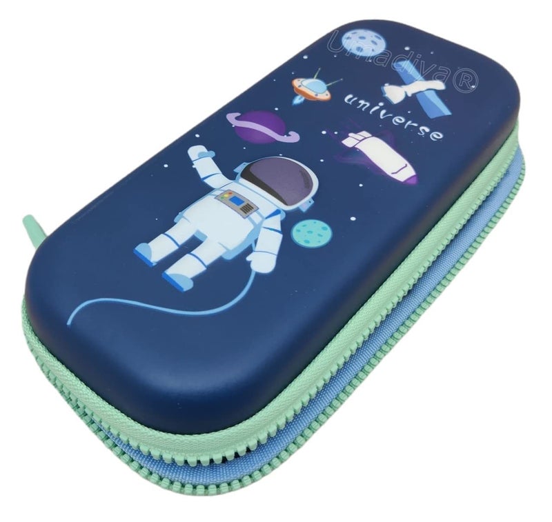 Sky Tech® 3D Cover EVA Space Astronaut Theme Pencil Case Large Capacity Pencil Pouch Bag Compass School Pouch Organizer for Students - Image 3
